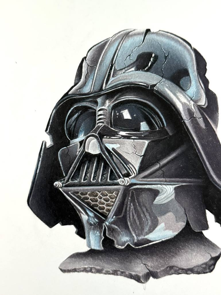 Original Photorealism Pop Culture/Celebrity Drawing by Manuel Reartes