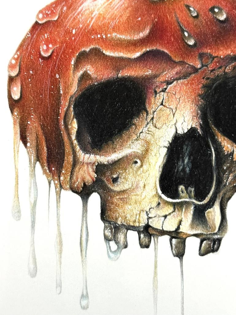 Original Photorealism Still Life Drawing by Manuel Reartes