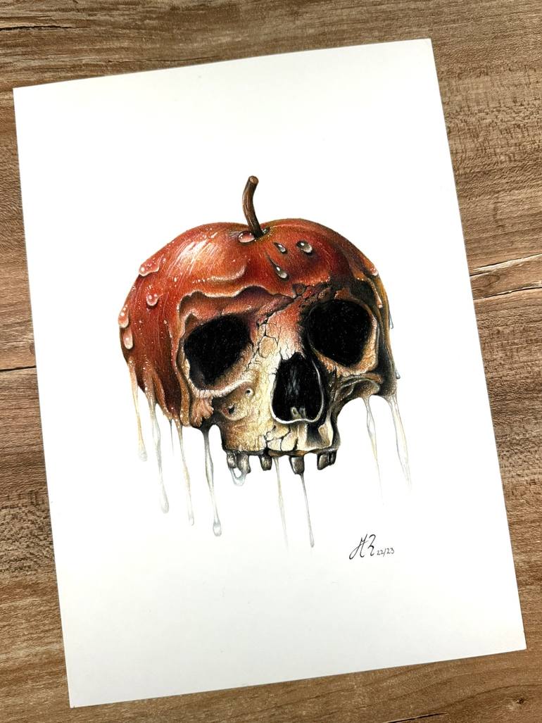 Original Photorealism Still Life Drawing by Manuel Reartes