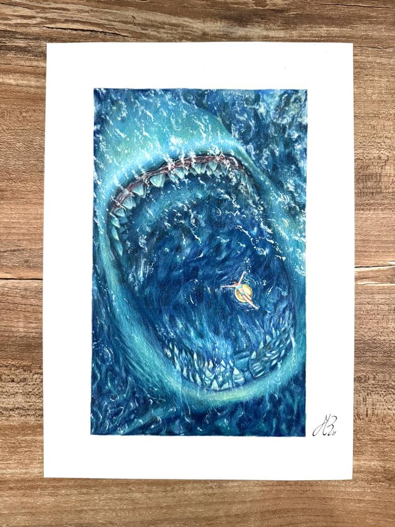 Original Photorealism Animal Drawing by Manuel Reartes