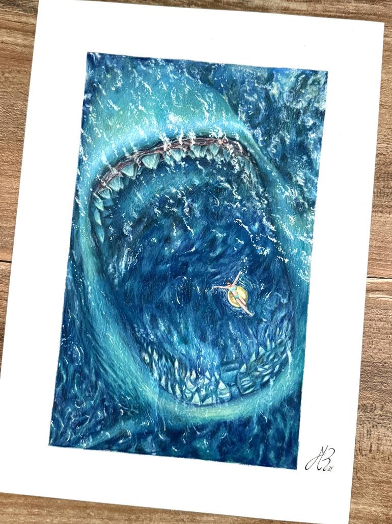 Original Photorealism Animal Drawing by Manuel Reartes