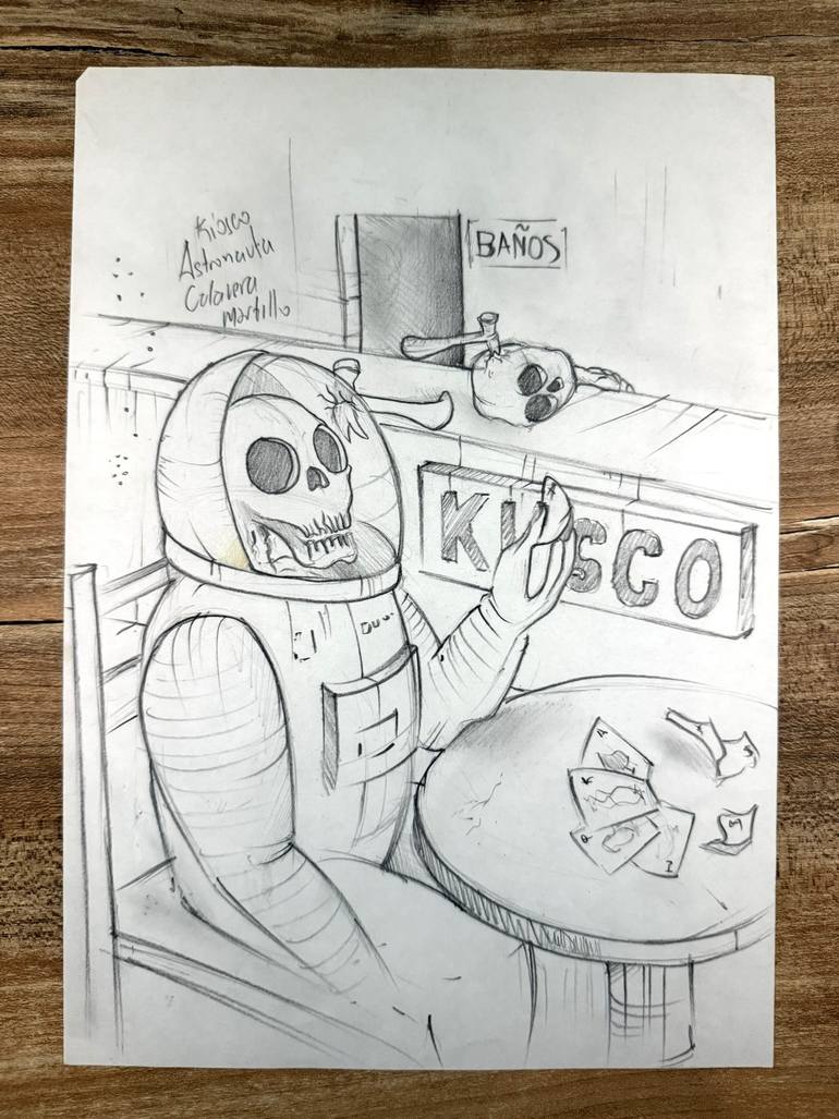 Original Photorealism Fantasy Drawing by Manuel Reartes