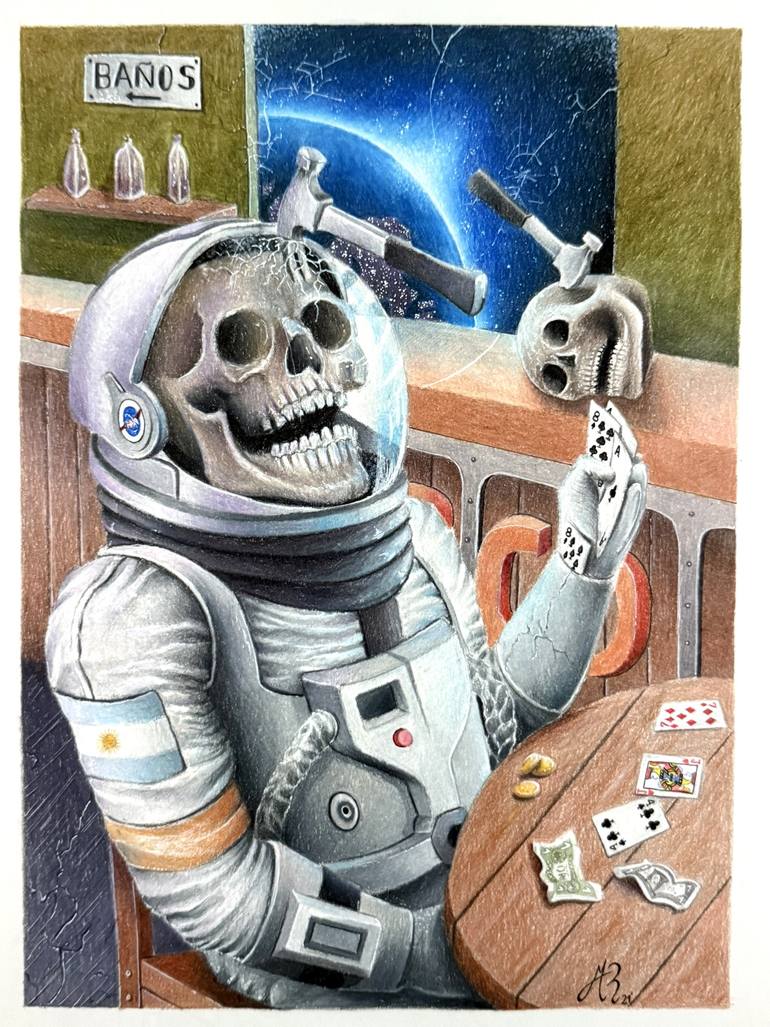 Original Photorealism Fantasy Drawing by Manuel Reartes