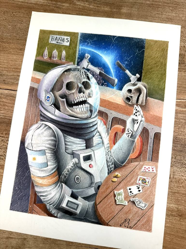 Original Photorealism Fantasy Drawing by Manuel Reartes