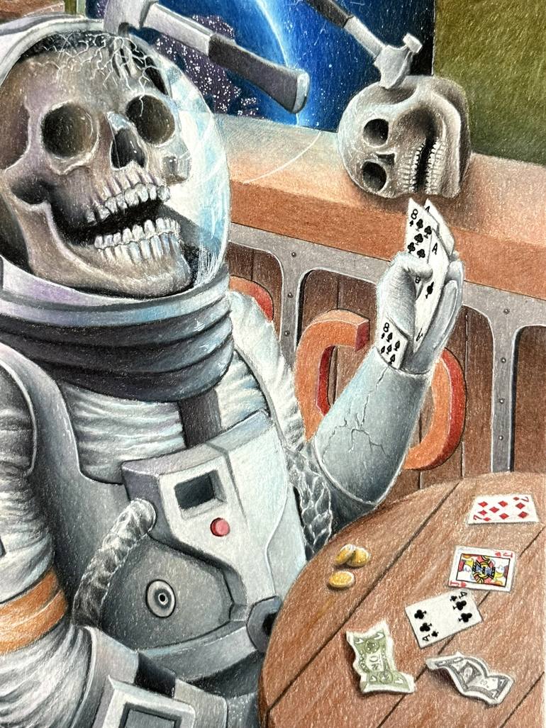 Original Photorealism Fantasy Drawing by Manuel Reartes