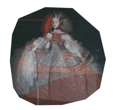 Infanta Margarita Teresa in a Pink Dress thumb