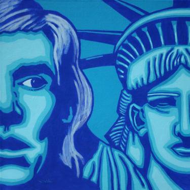 Andy Warhol and Lady Liberty thumb