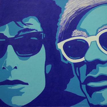 Bob Dylan and Andy Warhol thumb