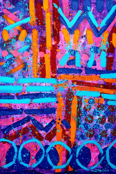 Original Abstract Expressionism Abstract Paintings by John Nolan
