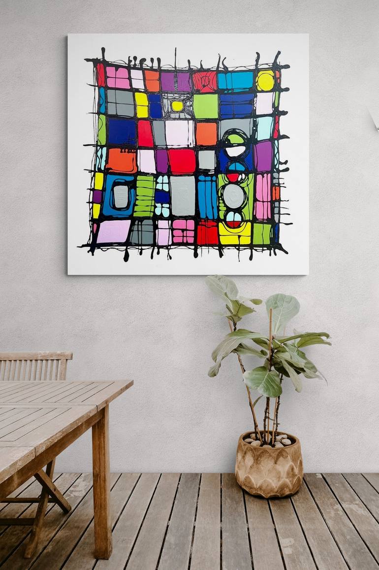 Original Abstract Painting by Glen  Josselsohn