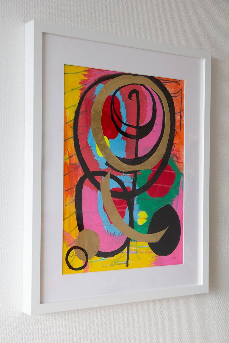 Original Contemporary Abstract Painting by Gloria Olarte Iooi Art