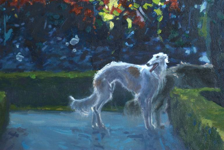 Original Figurative Landscape Painting by Daria Solar