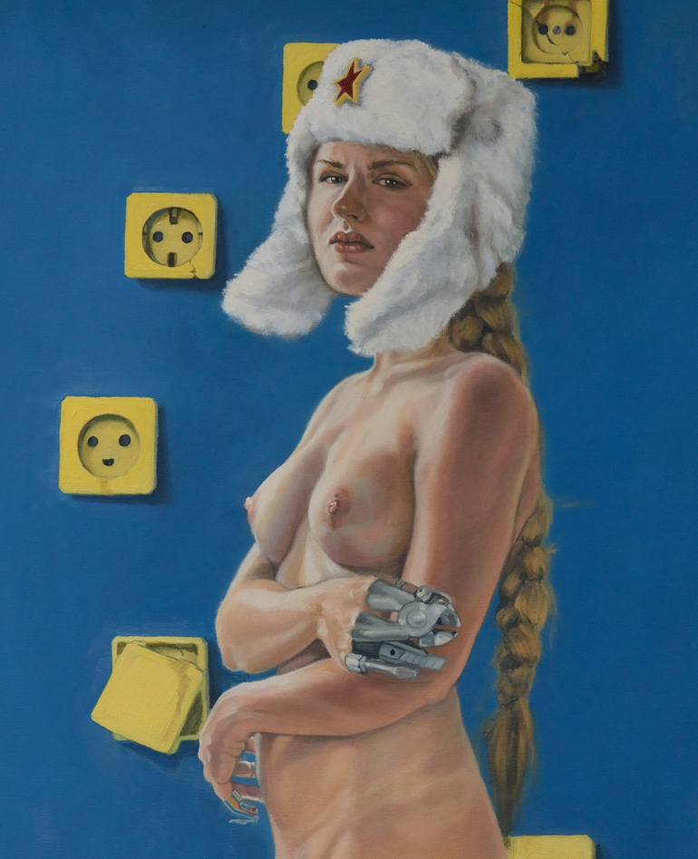 Original Documentary Politics Painting by Daria Solar