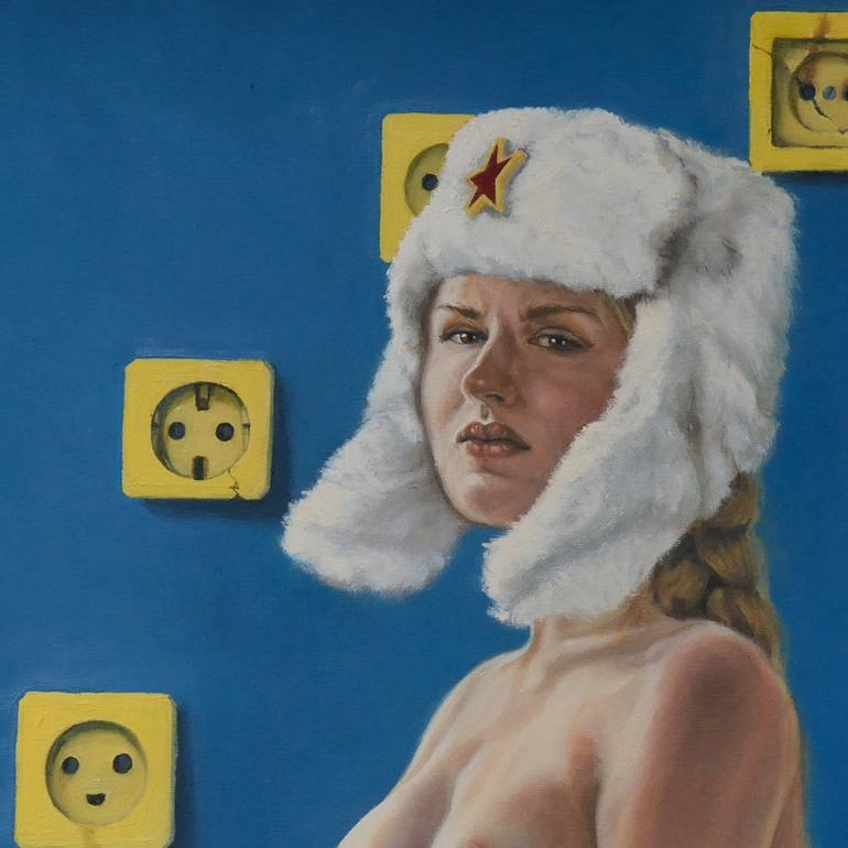 Original Documentary Politics Painting by Daria Solar