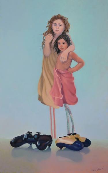 Print of Figurative Children Paintings by Daria Solar