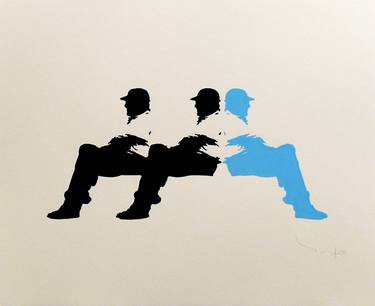 Three Men in a Bench 03 SOLD thumb