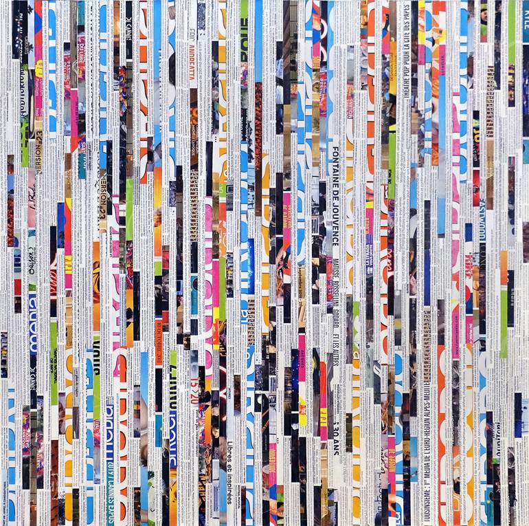 Original Conceptual Abstract Collage by Tehos Frederic Camilleri