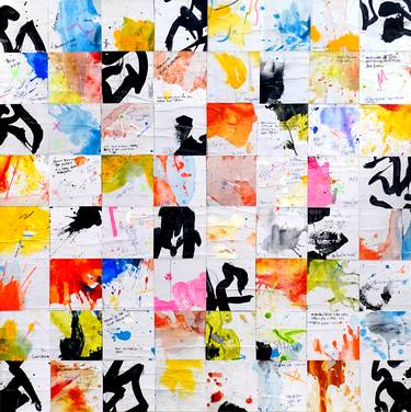 Print of Abstract Collage by Tehos Frederic CAMILLERI