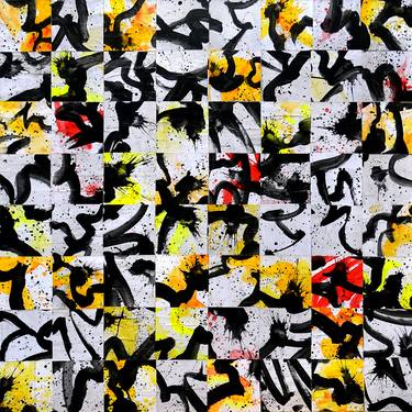 Original Abstract Paintings by Tehos Frederic CAMILLERI