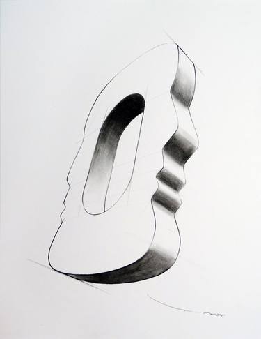 Print of Conceptual Portrait Drawings by Tehos Frederic CAMILLERI