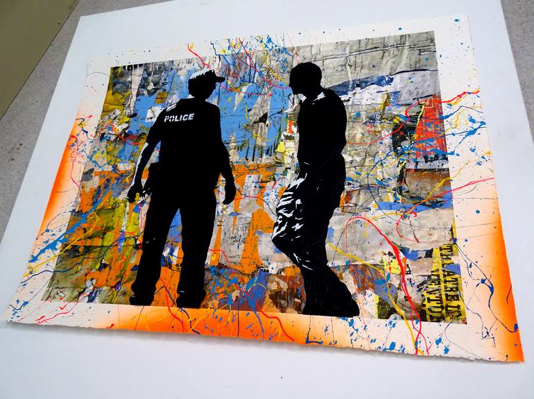 Original Conceptual Politics Painting by Tehos Frederic Camilleri