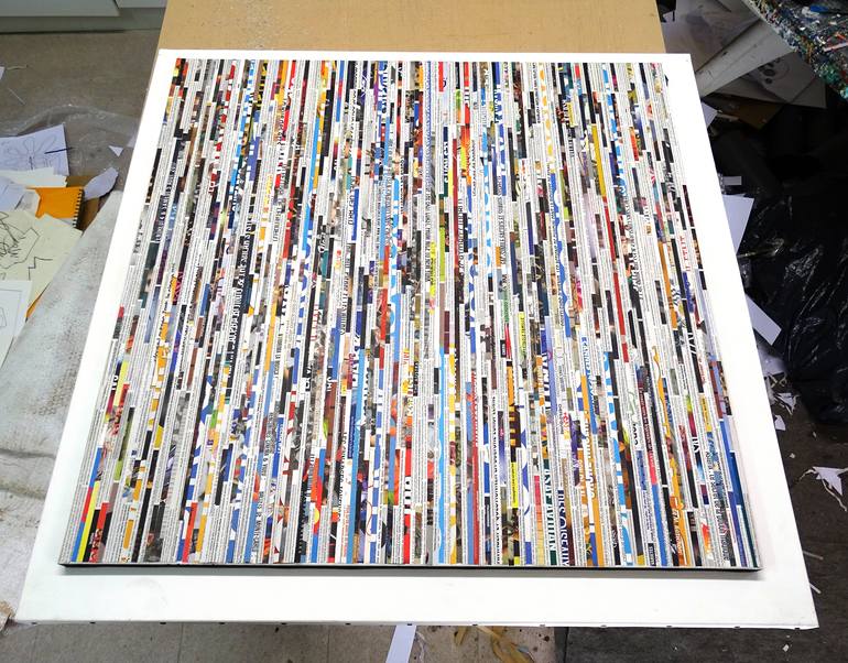 Original Conceptual Abstract Collage by Tehos Frederic Camilleri