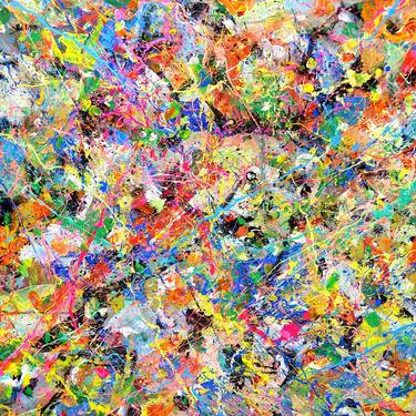 Original Abstract Paintings by Tehos Frederic CAMILLERI
