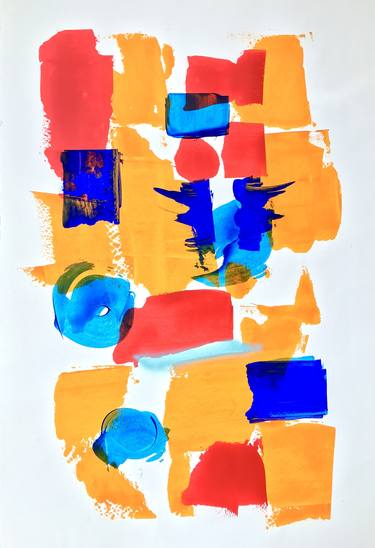 Paper Series #6 Blue Red Yellow thumb