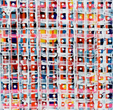 Original Abstract Expressionism Patterns Paintings by Bridget Griggs