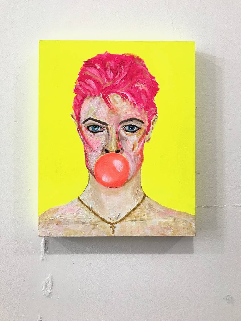 Original Pop Culture/Celebrity Painting by Bridget Griggs