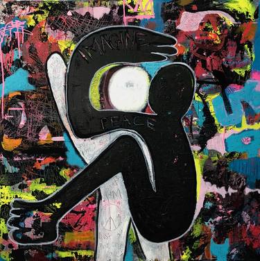 Original Abstract Expressionism Popular culture Paintings by Bridget Griggs