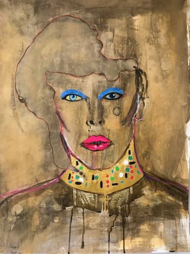 Original Expressionism Pop Culture/Celebrity Paintings by Bridget Griggs