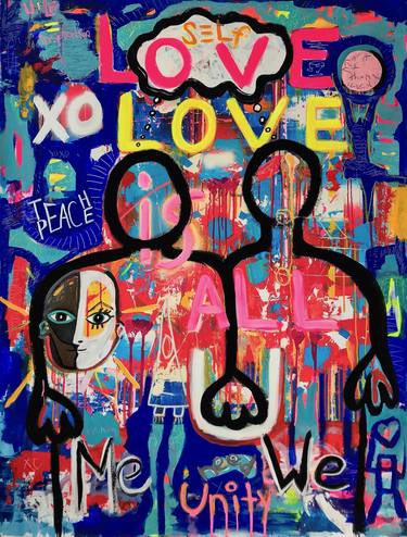 Print of Expressionism Love Paintings by Bridget Griggs