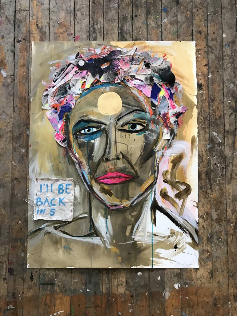 Original Pop Culture/Celebrity Painting by Bridget Griggs