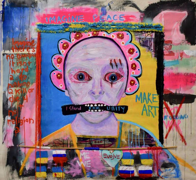 Original Expressionism Political Paintings by Bridget Griggs
