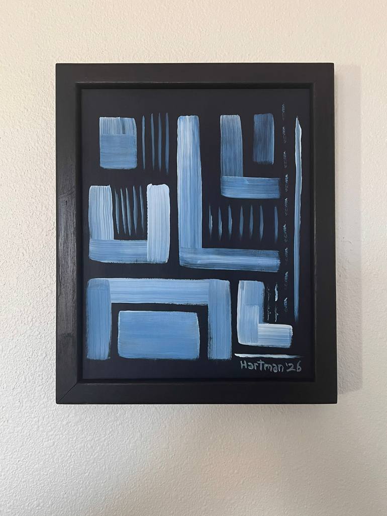 Original Abstract Expressionism Abstract Painting by Chuck Hartman