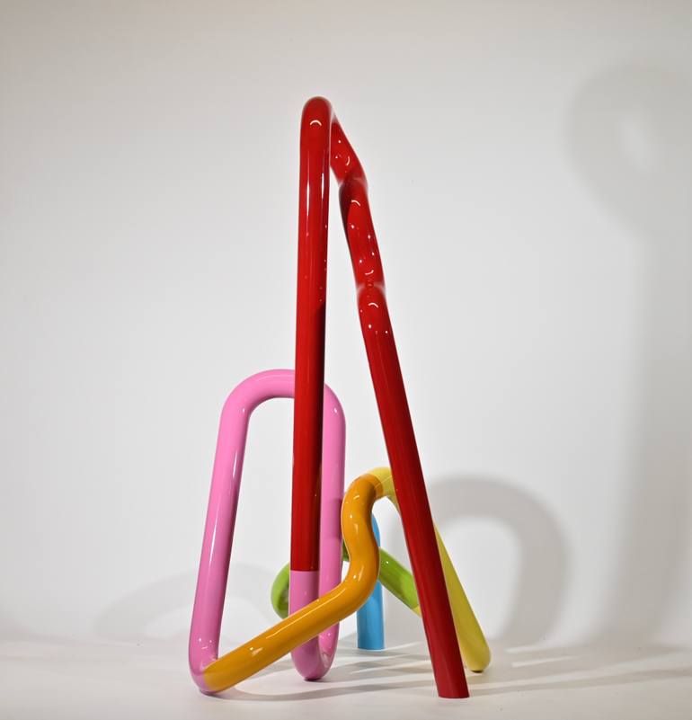 Original Minimalism Abstract Sculpture by Sam Shendi
