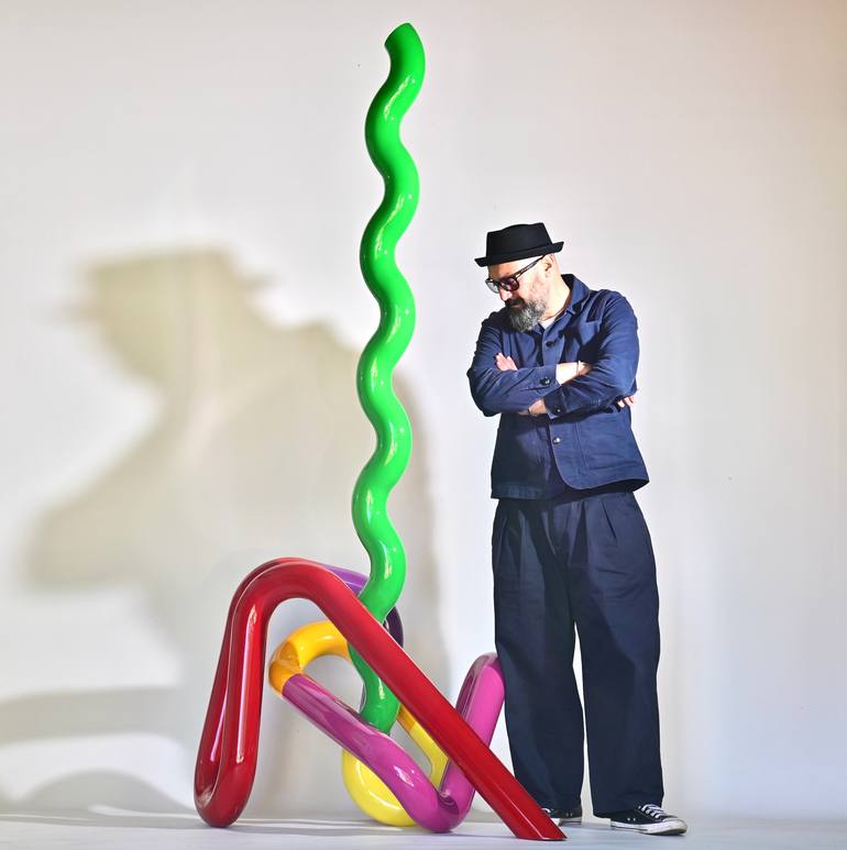 Original Contemporary Abstract Sculpture by Sam Shendi