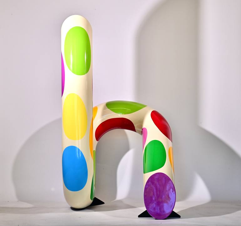 Original Abstract Sculpture by Sam Shendi