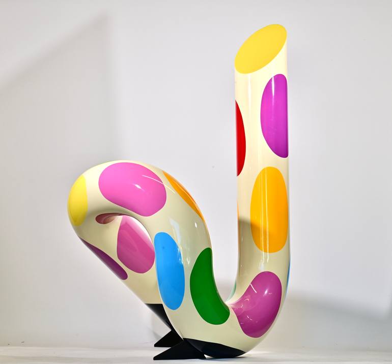 Original Abstract Sculpture by Sam Shendi