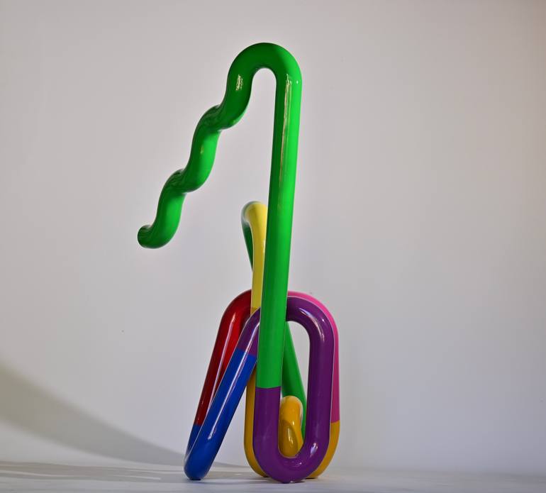 Original Abstract Sculpture by Sam Shendi