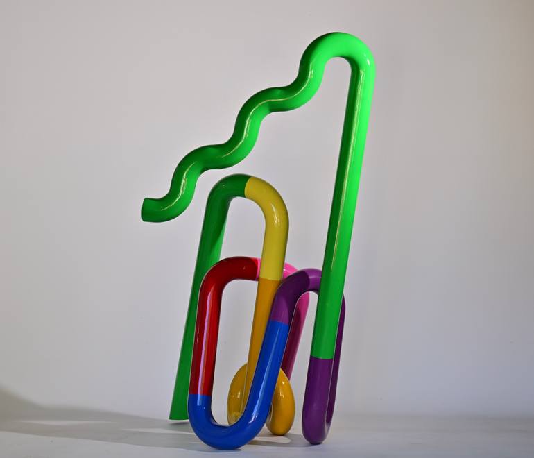 Original Abstract Sculpture by Sam Shendi