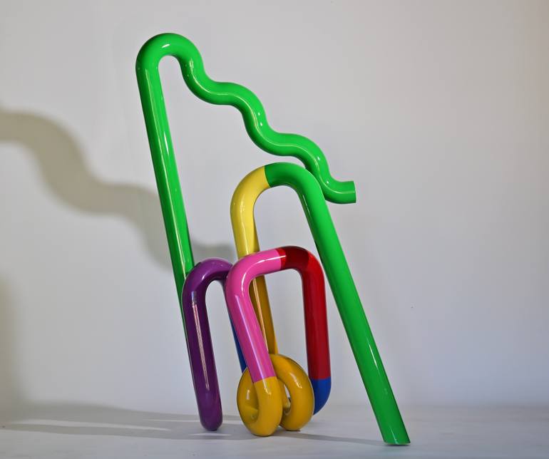 Original Abstract Sculpture by Sam Shendi