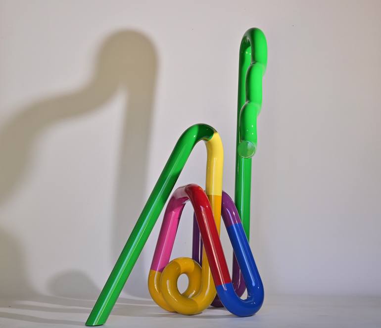 Original Abstract Sculpture by Sam Shendi