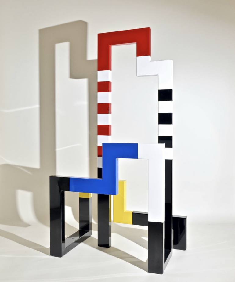 Original Abstract Sculpture by Sam Shendi