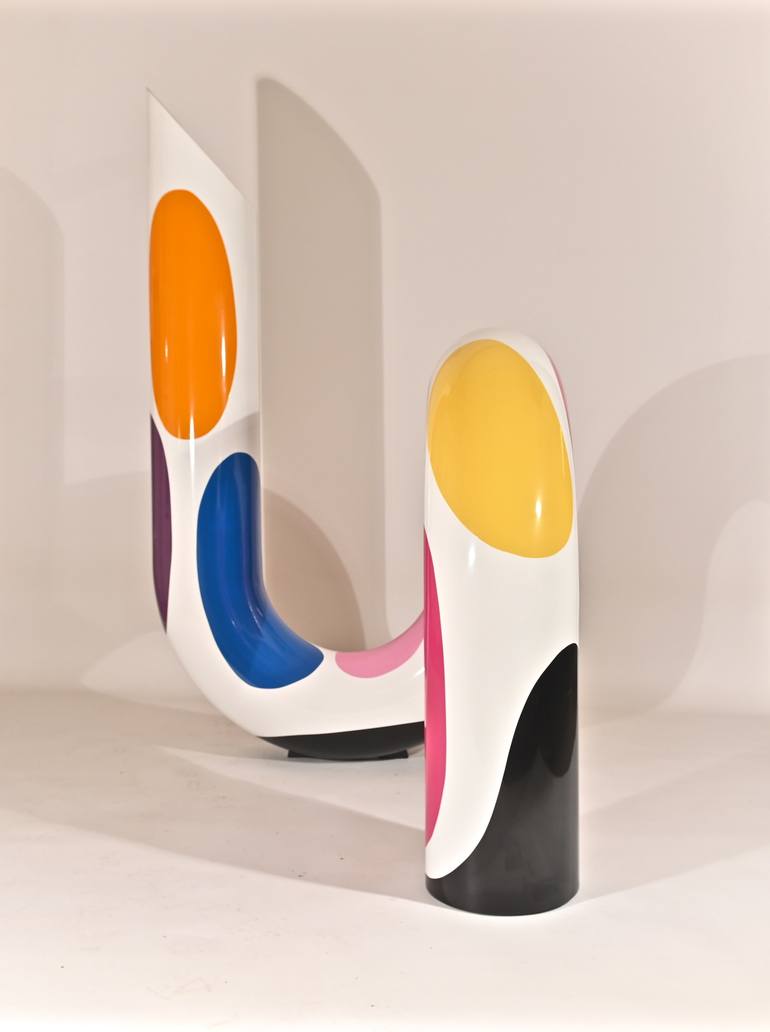 Original Abstract Sculpture by Sam Shendi