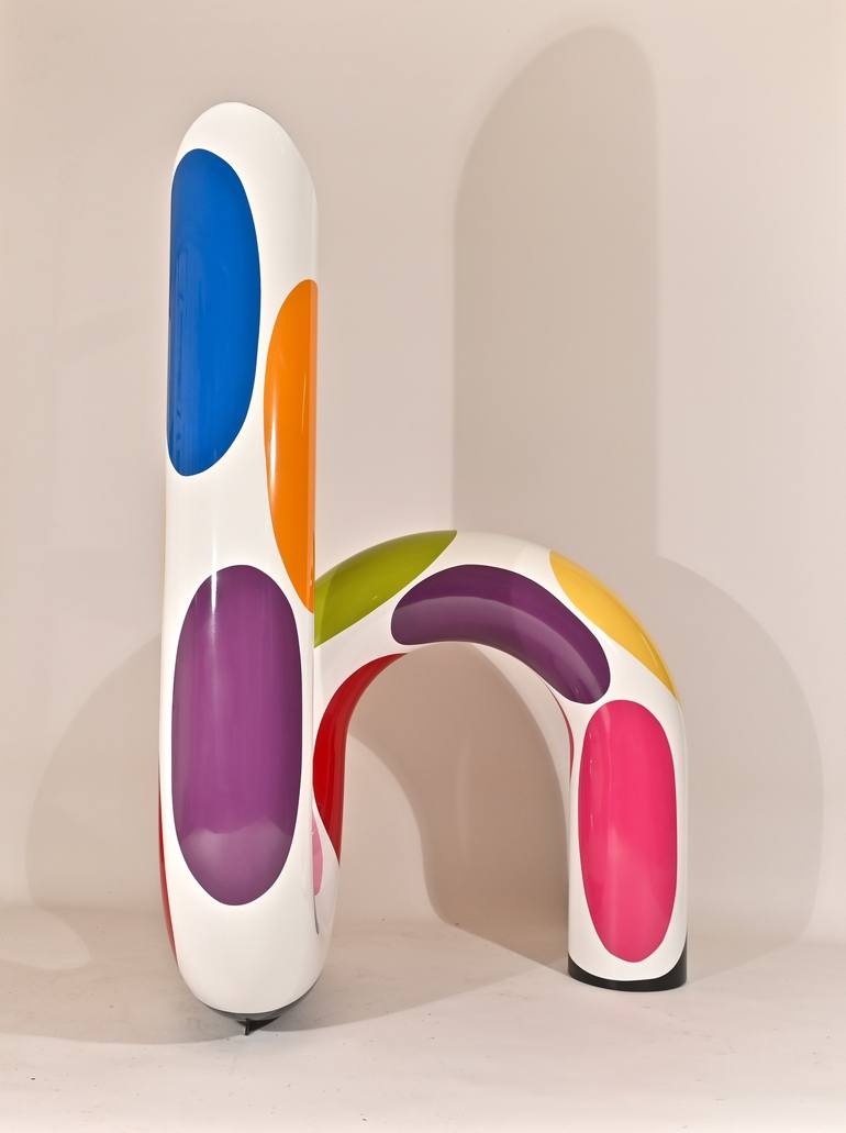 Original Abstract Sculpture by Sam Shendi