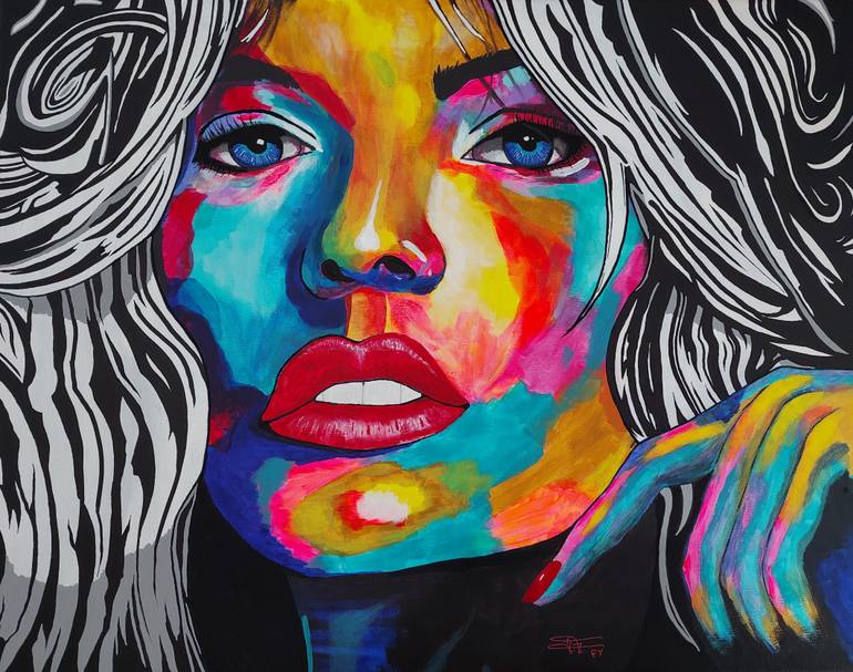 Original  Painting by franck yvrenogeau