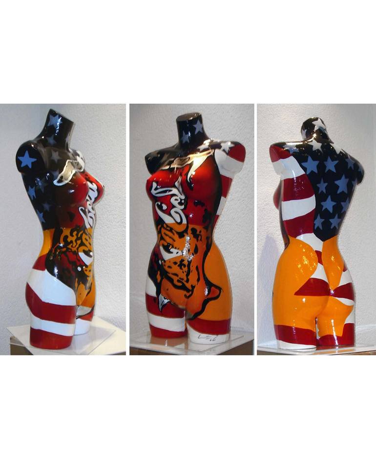 Original Conceptual Body Sculpture by Lutz Müller