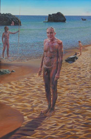 Original Realism Nude Painting by Paul Beel